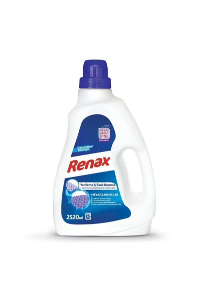RENAX Sıvı Çamaşır Deterjanı Renkliler Ve Beyazlar Için 2520 ml ürün görseli