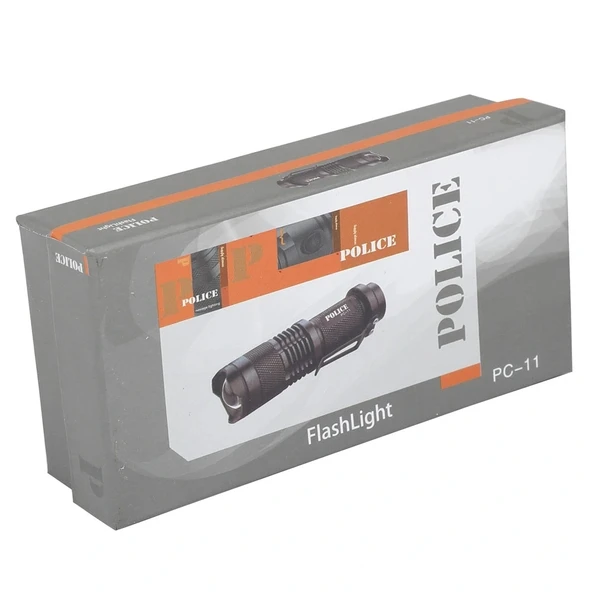Police Pc-11 Power Led+zoom Kalem Pilli El Feneri - Resim 3