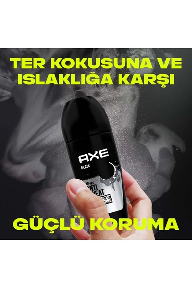 Axe Erkek Roll On Deodorant Black 48 Saat Etkileyici Koku 50 ml X2 - Resim 3