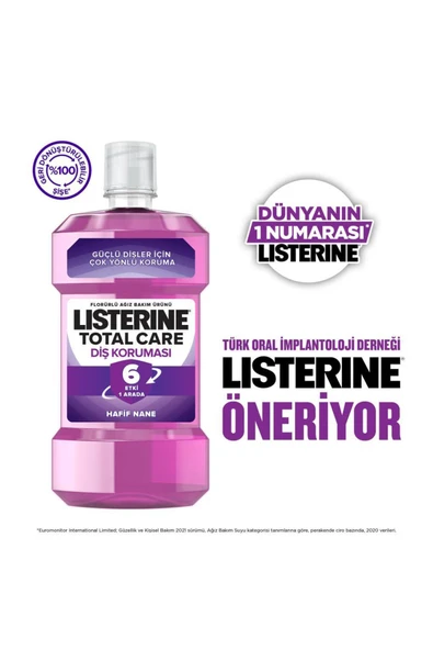 Listerine Total Care Ağız Bakım Suyu 500 ml - Resim 6
