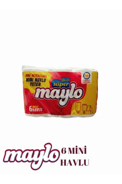 Maylo MİNİ KAĞIT HAVLU 6LI - Resim 2