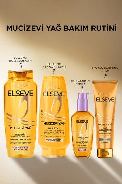 ELSEVE Yıpranmış Saçlar için Mucizevi Saç Bakım Yağı 100 ml - Resim 7