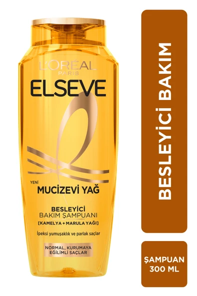 ELSEVE Mucizevi Yağ Besleyici Bakım Şampuan 300ml 3'lü Set - Resim 2