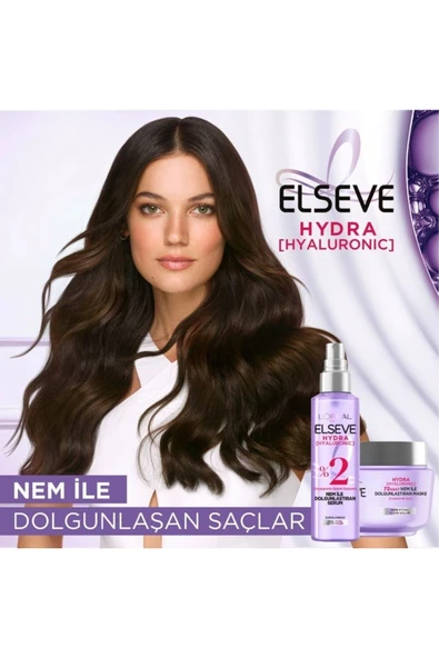 ELSEVE Loreal Paris Hydra Hyaluronic 72 Saat Nem Ile Dolgunlaştıran Maske 300 Ml - Resim 2