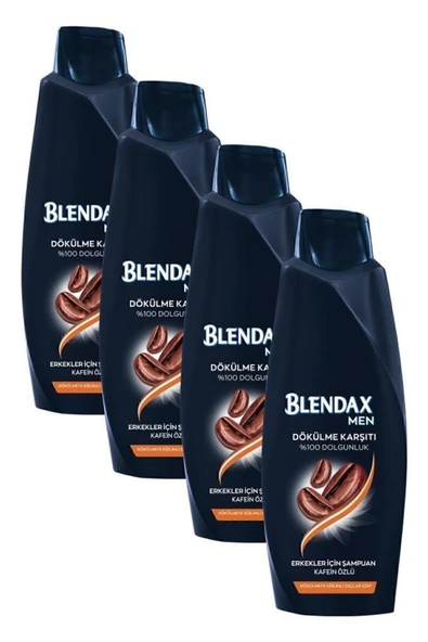 Blendax Saç Dökülmesine Karşı Kafein Özlü 4x500 ml Güçlendirici ve Hacim Veren Şampuan Seti - Resim 2