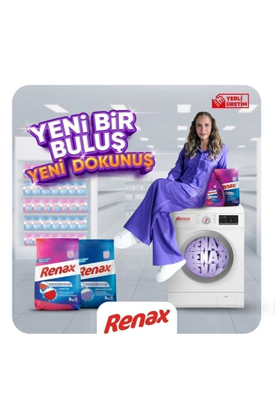 RENAX Sıvı Çamaşır Deterjanı Renkliler Ve Beyazlar Için 2520 ml - Resim 7