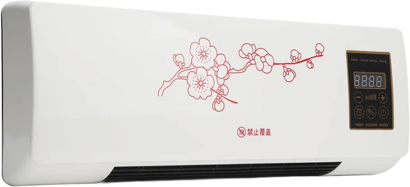 Duvara Monte Klima, Ev Için Dijital ekranlı Taşınabilir Elektrikli ısıtıcı - Resim 3