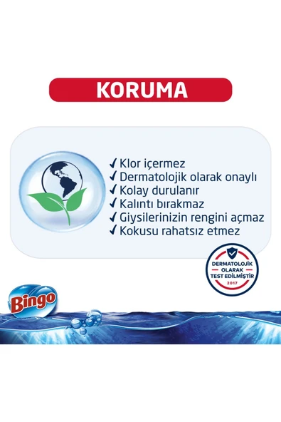Bingo Oksijenli Çamaşır Suyu Okaliptüs 750 ml x 4 adet - Resim 2