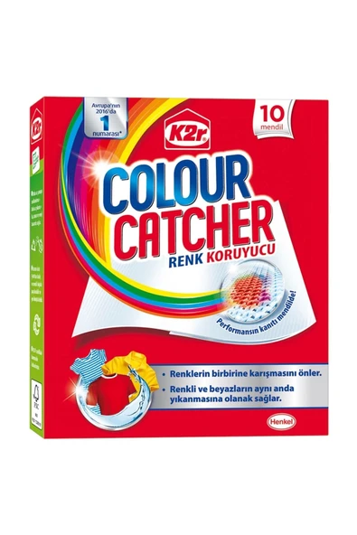 K2R Colour Catcher Renk Koruyucu Mendil 10'lu ürün görseli