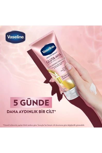 Vaseline Gluta Hya Serum Etkili Losyon 200 ml Gluta Hya Serum Etkili Uv Losyon 200 ml - Resim 6