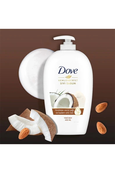 Dove Sıvı Sabun H. Cevizli 450 Ml x3 Adet - Resim 3