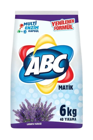ABC Matik 6 kg Lavanta Renkli Ve Beyaz ürün görseli