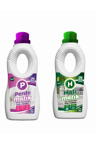 Super Süper 2'li Süper Perde Matik 1500ml ve Süper Halı Matik 1200 ml 2'si Bir arada ürün görseli