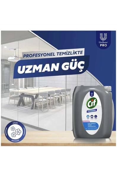 Cif Professional Çok Amaçlı Yüzey Temizleyici Çiçek Bahçesi 10 Lt (5Lt x 2 Adet) - Resim 3
