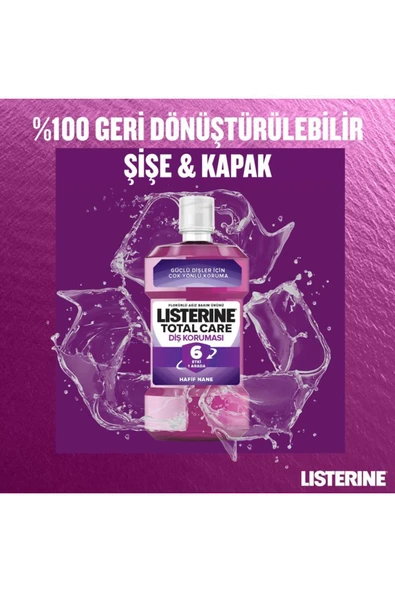Listerine Total Care Ağız Bakım Suyu 500 ml - Resim 5