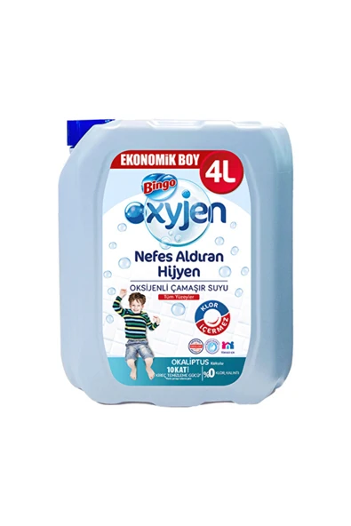 Bingo 4 ADET Oksijen Çamaşır Suyu 4 L Okaliptüs ürün görseli