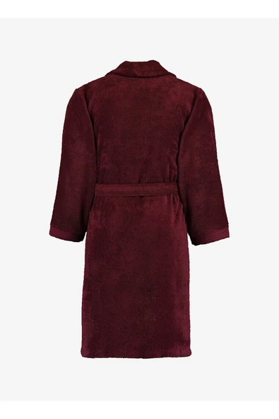 Bordo Unisex Bornoz NEW SOHO BORNOZ, .BORDO, L - Resim 2