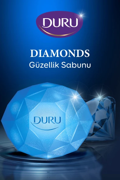 Duru Diamonds Serisi Mystic Blue Diamond 16 Adet Güzellik Sabunu 4x360 gr - Resim 3