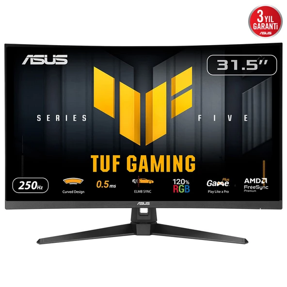 31.5 ASUS TUF GAMING VG32VQM5B 250HZ 0.5MS MONITOR ürün görseli