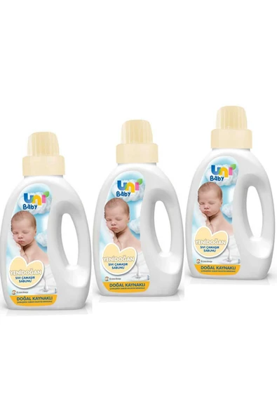 Uni Baby Unibaby Sıvı Çamaşır Deterjan Yenidoğan 3*1500ml Toplam 4500ml ürün görseli
