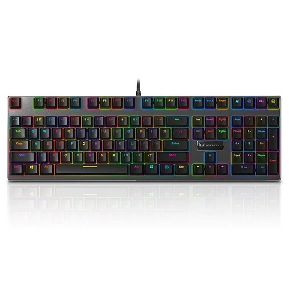 <![CDATA[RAPOO V700RGB RGB Backlit Mekanik Gaming Klavye Us Black]]> ürün görseli 1
