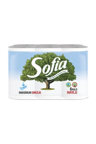 Sofia Mutfak Kağıt Havlu 6'lı ürün görseli