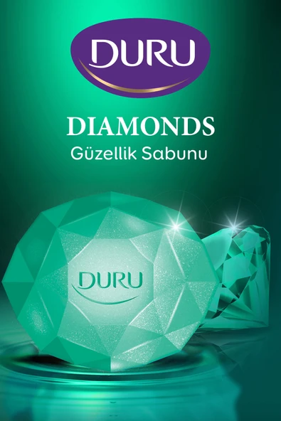 Duru Diamonds Serisi Exotic Green Diamond 16 Adet Güzellik Sabunu 4x360 gr - Resim 3