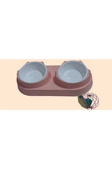 Animal İkili Plastik Mama Kabı - Resim 3