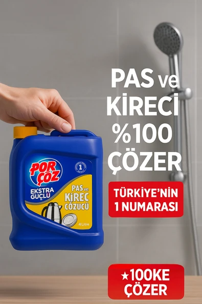 Porçöz 4 Lt Kıreç Ve Pas Çözücü - Resim 3