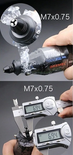 5331 HOBİ GRAVÜR İÇİN OTOMATİK MİNİ MANDREN 7 MM - Resim 4