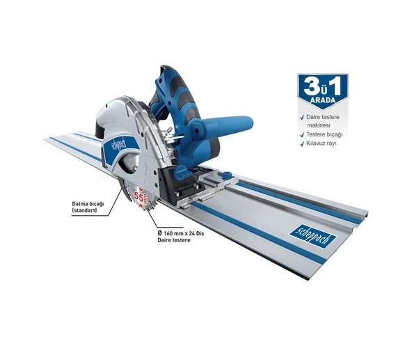 SCHEPPACH PL55 DALICI TİP TESTERE +KILAVUZ - Resim 2