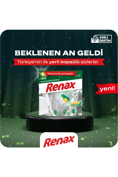 RENAX Bulaşık Makinesi Kapsülü Hepsi Bir Arada 60 Lı - Resim 3