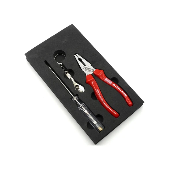 İZELTAŞ PENSE VE KONTROL KALEMİ 2 Lİ SET HEDİYELİ - Resim 3