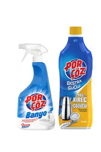 Porçöz Banyo + Porçöz Kireç Sökücü ürün görseli