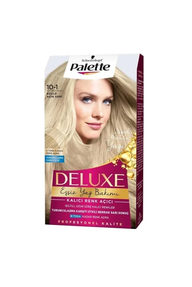 Palette Yoğun Renkler Saç Boyası 10-1 Küllü Açık Sarı - Resim 2