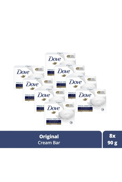 Dove Cream Bar 90gr Original x8 Adet ürün görseli