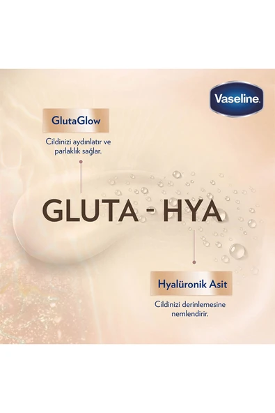 Vaseline Gluta Hya Serum Etkili Uv Vücut Losyonu Leke Karşıtı Ve Aydınlatıcı 200 ml X2 - Resim 3
