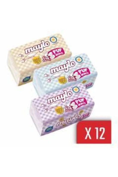 Maylo Ultra Yumuşak Peçete 150 Yaprak x 12 Adet ürün görseli