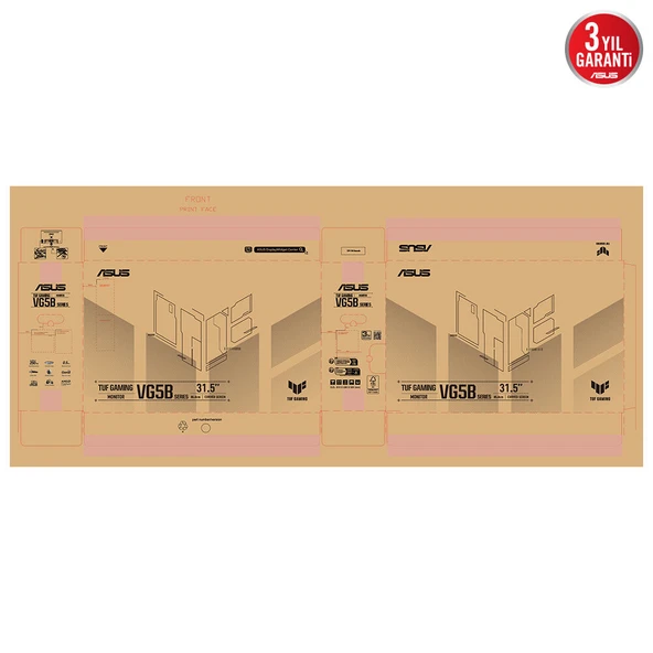 31.5 ASUS TUF GAMING VG32VQM5B 250HZ 0.5MS MONITOR - Resim 7