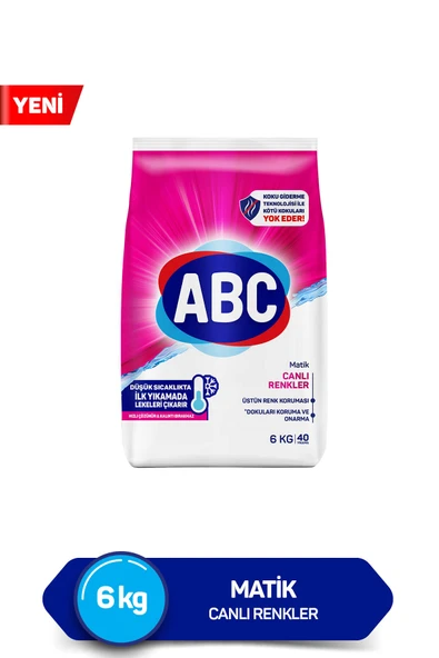 ABC Matik Canlı Renkler 6 Kg ürün görseli
