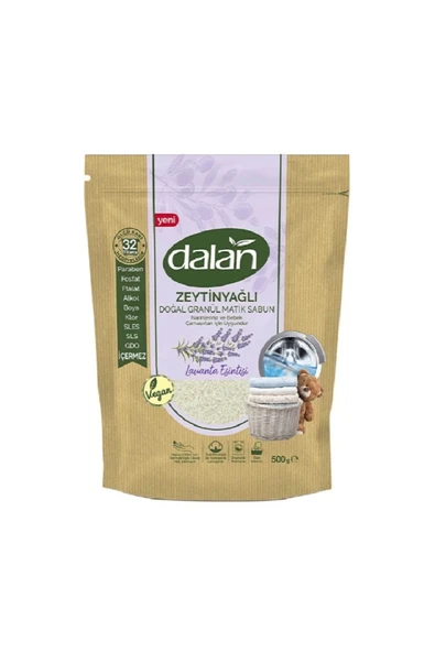 Dalan Doğal Granül Sabun Zeytinyağlı Lavanta Esintisi 500 Gr x 5 Adet - Resim 2