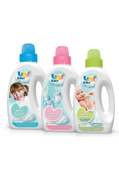 Uni Baby Bebek Çamaşır Deterjanı Seti - Resim 2