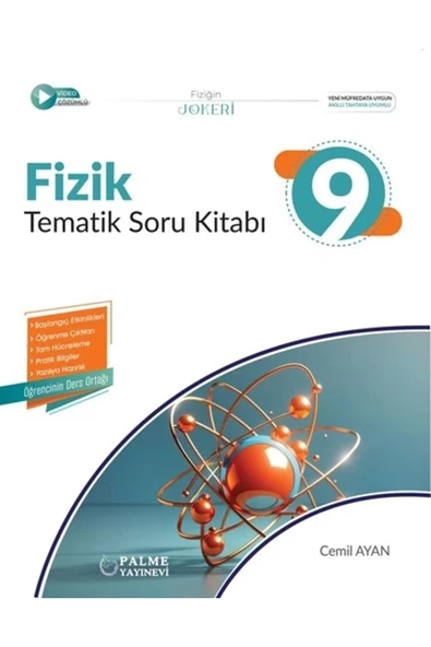 9.SINIF JOKER FİZİK TEMATİK SORU KİTABI *YENİ*2025 Yeni Müfredat ürün görseli 1