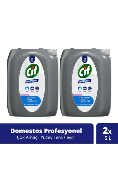 Cif Profesyonel Çok Amaçlı Yüzey Temizleyici Çiçek Bahçesi 5 L X2 ürün görseli