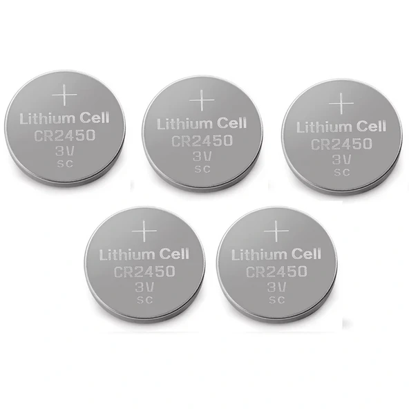 Yuma Cr2450 Süper Lityum 3v 5’li Kart Düğme Pil ürün görseli