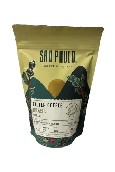 Sao Paulo Coffee Sao Paulo Caffe Brazil 250gr Filtre Kahve ürün görseli