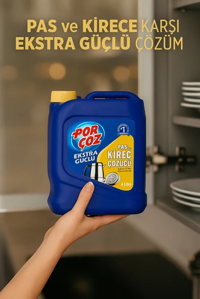 Porçöz 4 Lt Kıreç Ve Pas Çözücü - Resim 5