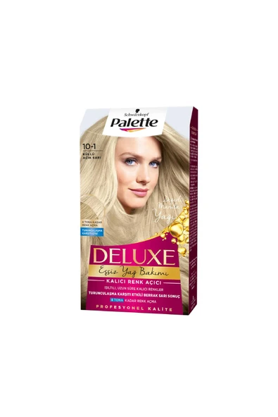 Palette Yoğun Renkler Saç Boyası 10-1 Küllü Açık Sarı ürün görseli