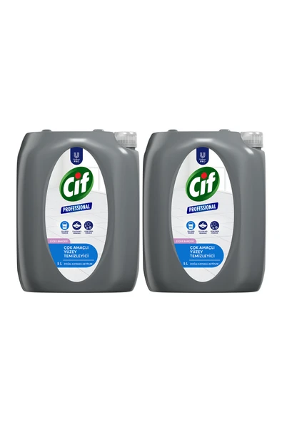 Cif Profesyonel Çok Amaçlı Yüzey Temizleyici Çiçek Bahçesi 5 L X2 - Resim 2