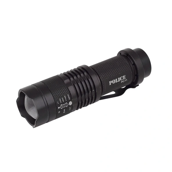 Police Pc-11 Power Led+zoom Kalem Pilli El Feneri - Resim 4